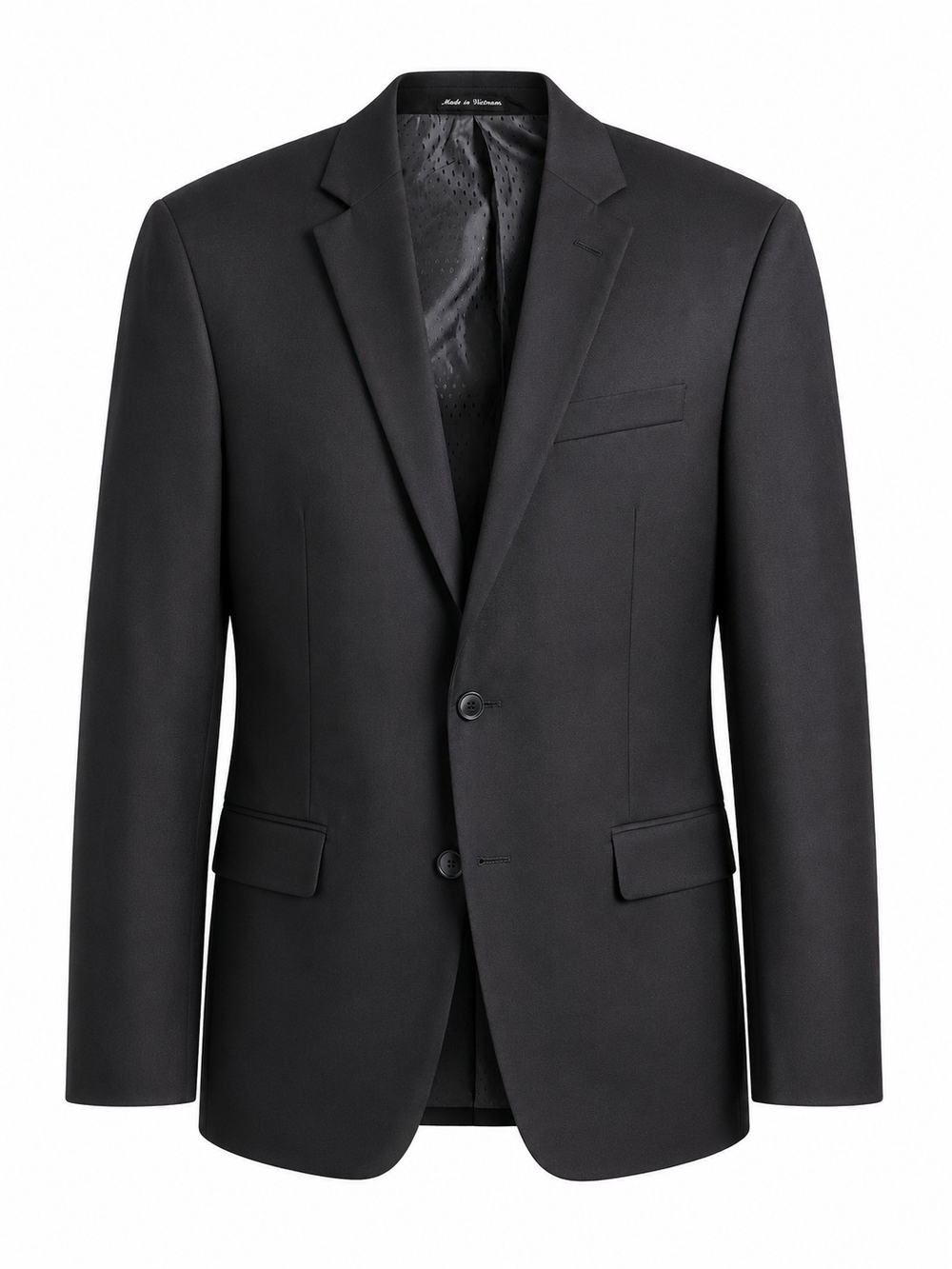 Van Heusen Men's Black Two-Button Suit Jacket